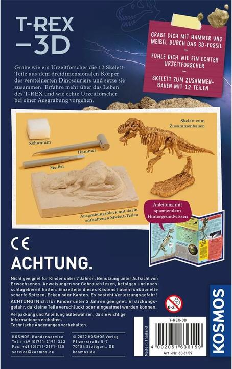 Immagine prodotto Kosmos Kit sperimentale T-Rex 3D