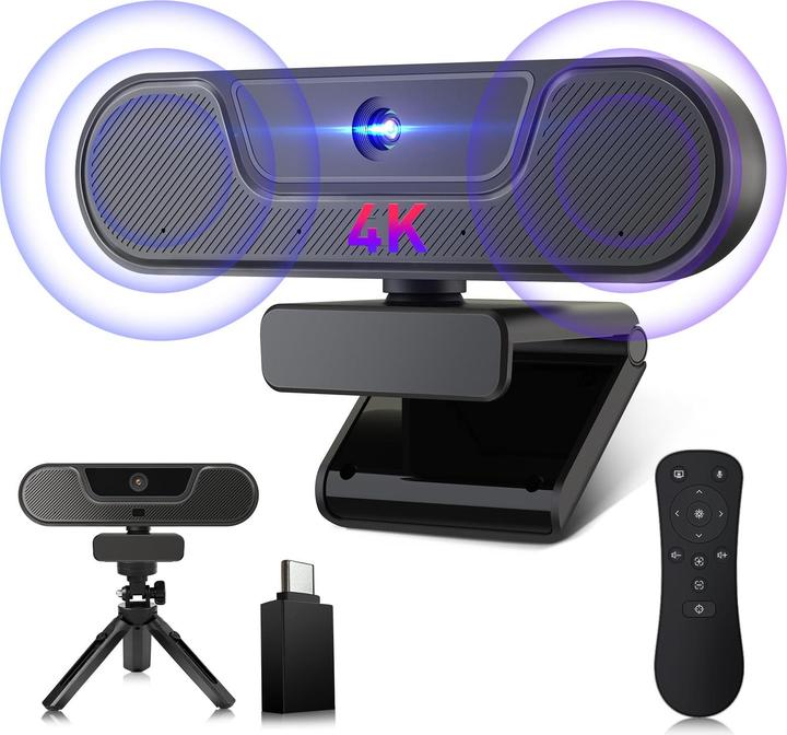 Actual product image Vizolink Webcam mit Mikrofon und Lautsprecher (8 Mpx)