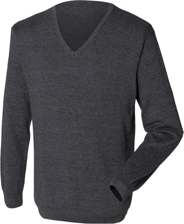 Immagine prodotto Henbury Maglia a maglia fine Felpa con scollo a V (XL)