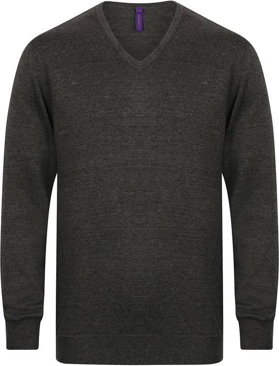 Immagine prodotto Henbury Maglia a maglia fine Felpa con scollo a V (XL)