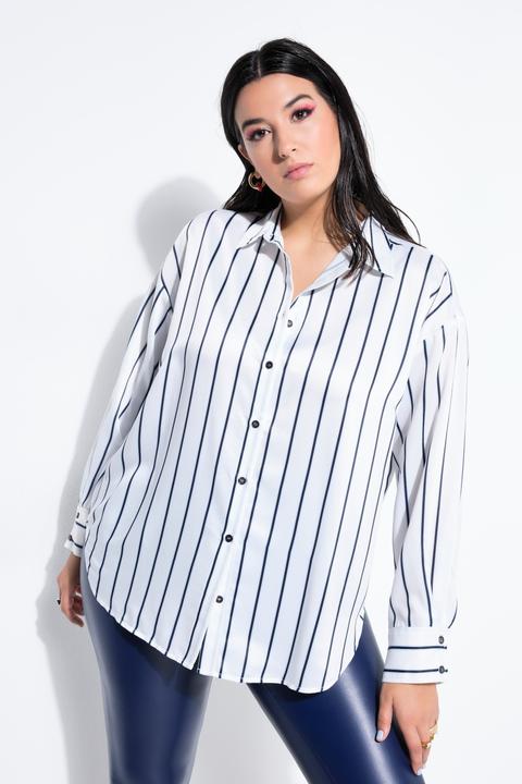 Produktbild Studio Untold Hemd, Oversize Shape, Satin, Streifen (54, 56)