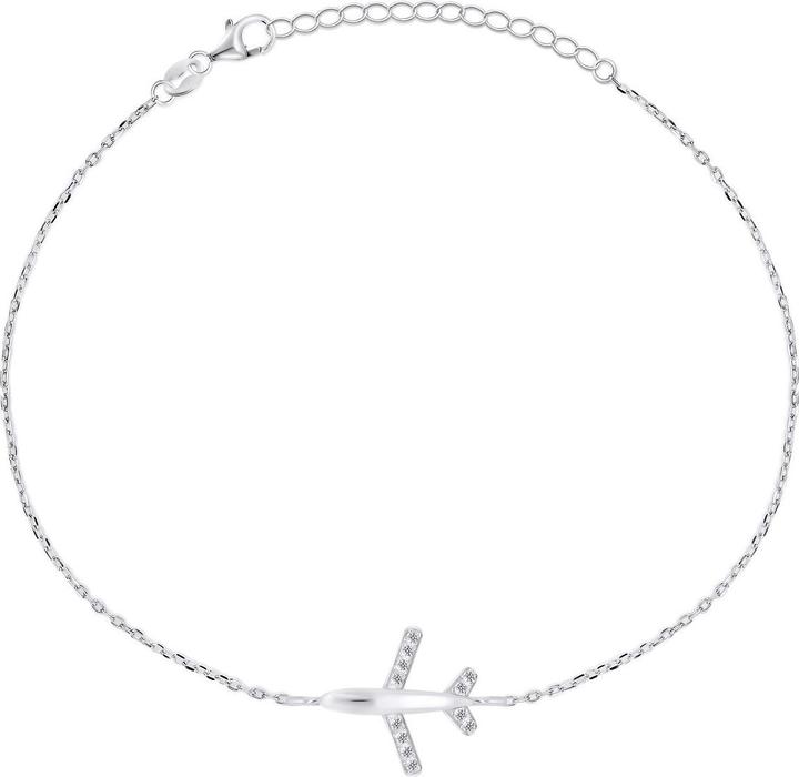 Immagine prodotto Brilio Argento - Elegante bracciale in argento Airplane BRC65W