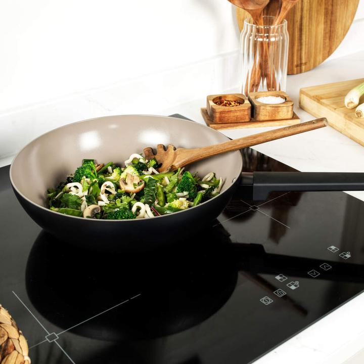 Actual product image Salter BW12882EU7 Ceramic 28cm Stir Fry Pan (28 cm, Wok, Aluminium)