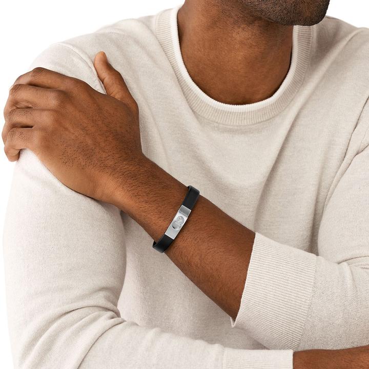 Produktbild Emporio Armani EGS3087040 Armband (21 cm, Edelstahl, Leder)