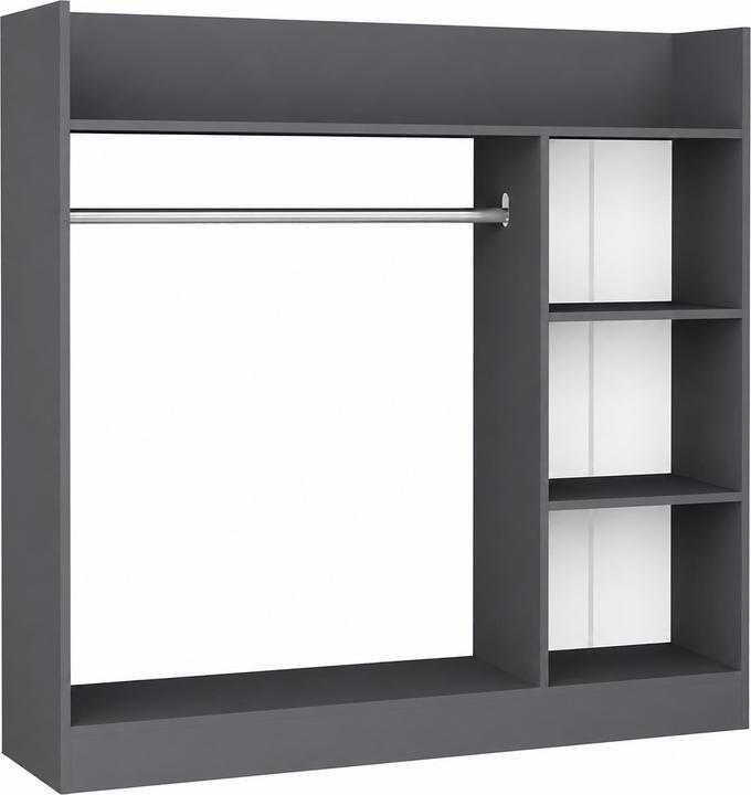 Produktbild VCM Holz Kleiderständer mit Regal Palosa M