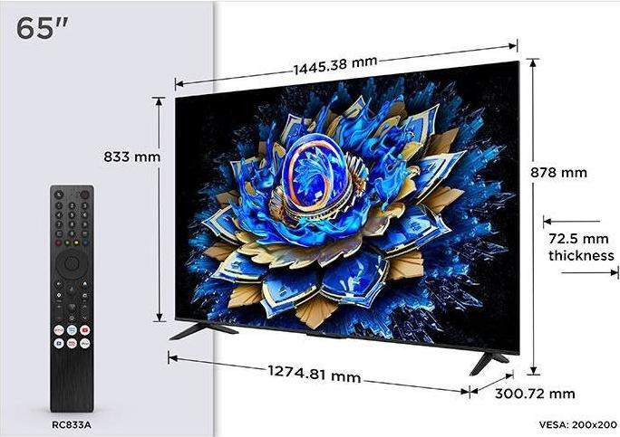 Produktbild TCL 65T69C (65", QLED, 4K)