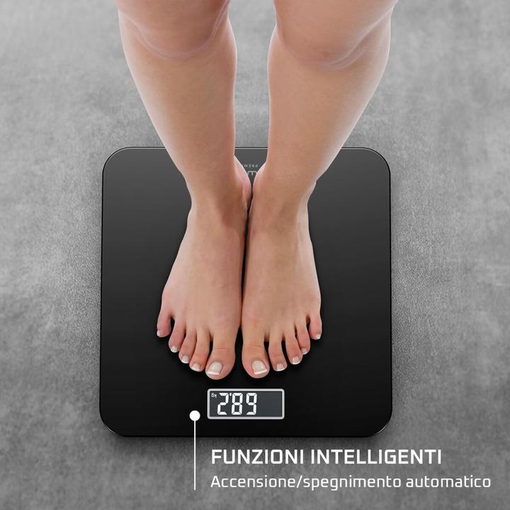 Immagine prodotto Rowenta Premiss 2.0, Bilancia da Bagno, Display LCD Facile da Leggere, Nero, BS1800 (160 kg)
