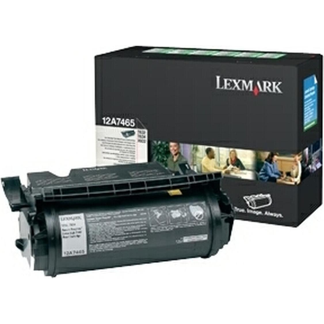 Lexmark, Toner, 12a7465 (BK)
