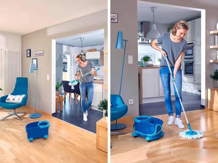 Produktbild Leifheit Set CLEAN TWIST Disc Mop Ergo Mobile (1 Stk.)