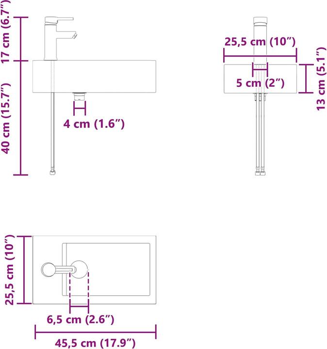 Produktbild vidaXL Badezimmerschrank
