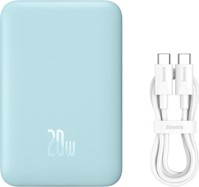Actual product image Baseus Magnetic Mini Air Powerbank 10000mAh 20W (blue) (10000 mAh, 20 W, 37 Wh)