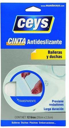 Marioinex Tiras antideslizantes pour baignoire transparentes