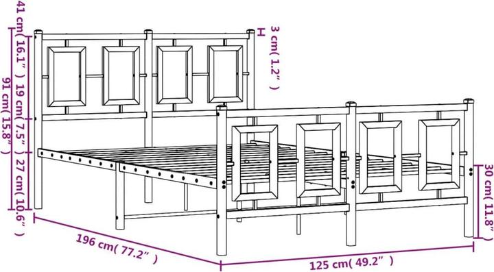 Actual product image vidaXL Kerel (120 x 190 cm)