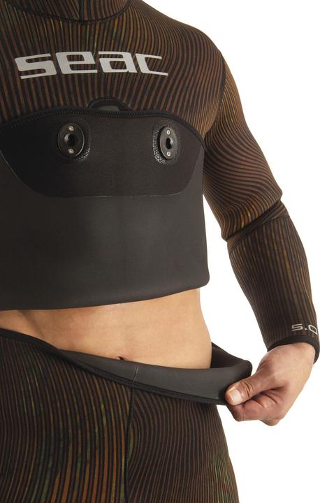 Actual product image Seac Jacket Alga Brown Men 3 mm S (3 mm, S)