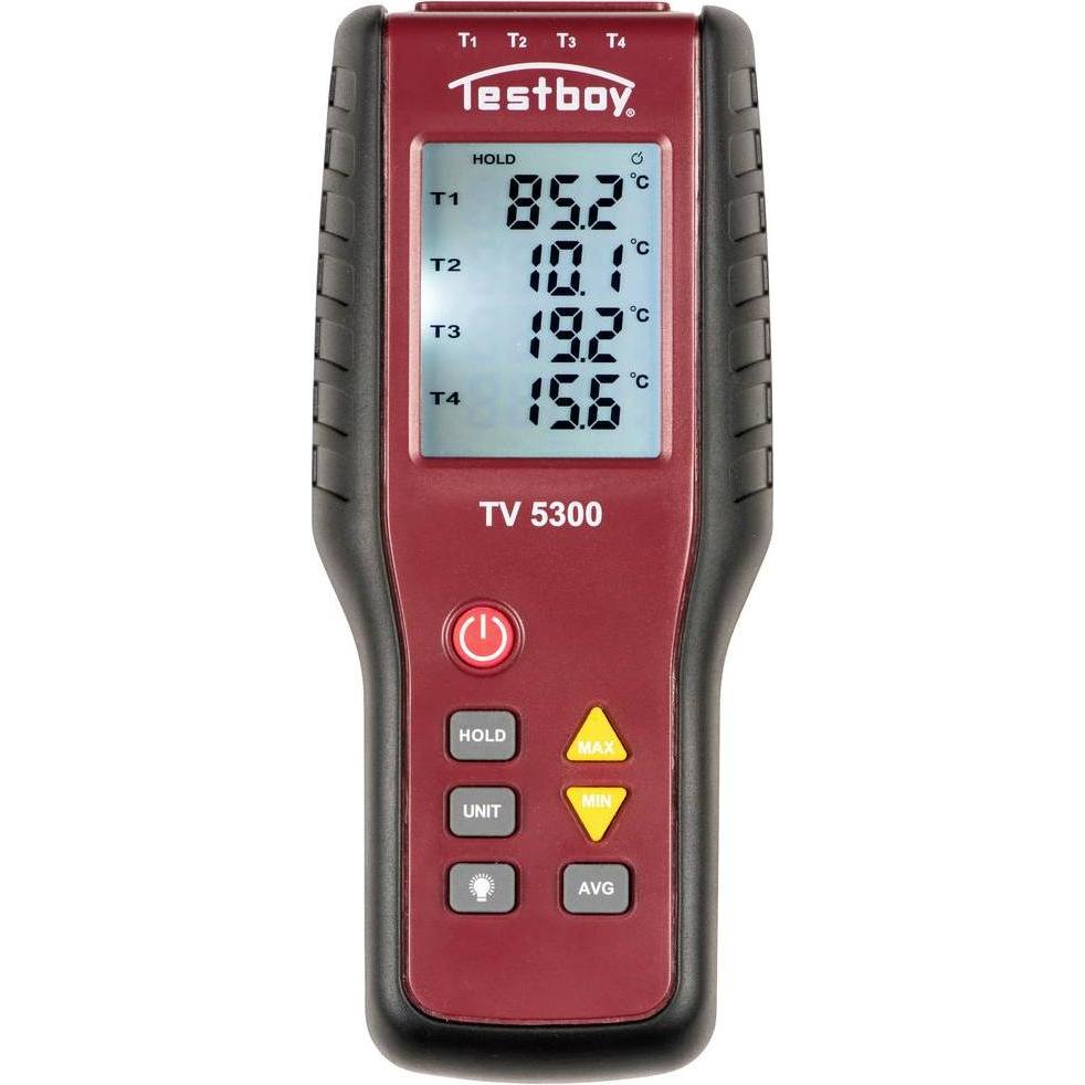 Testboy, Multimeter, TV 5300 4-Kanal-Thermometer -200 - +1372 °C