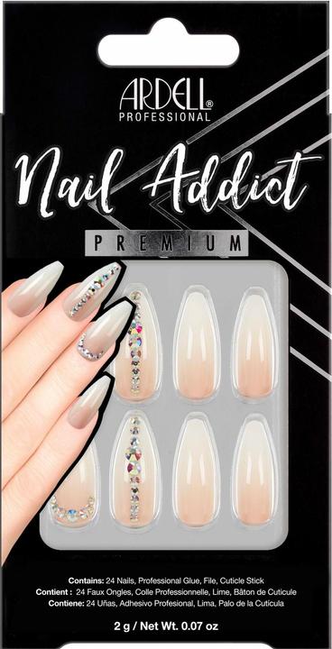 Actual product image Ardell NAIL ADDICT nude light crystal 1 u (Artificial eyelashes)