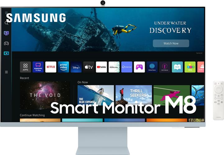 Image du produit Samsung Smart Monitor M8 (3840 x 2160 pixels, 32")