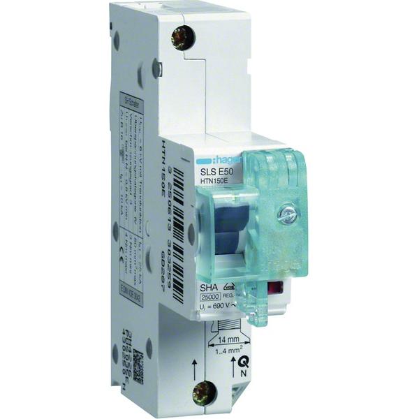 Hager, Schutzschalter, HAG HTN150E SLS-Schalter 50A fÃ¼r Hutschiene