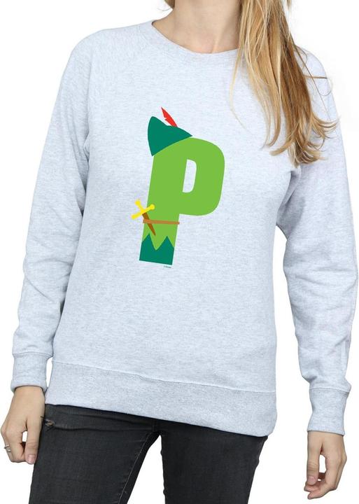 Immagine prodotto Disney Alphabet P Is For Peter Pan Felpa Donna (XL)