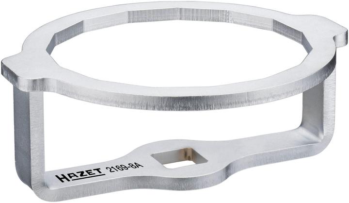Produktbild HAZET Ölfilter-Schlüssel 2169-8A ∙ Vierkant12,5 mm (1/2 Zoll) ∙ Aussen 15-kant Profil ∙ 105 mm