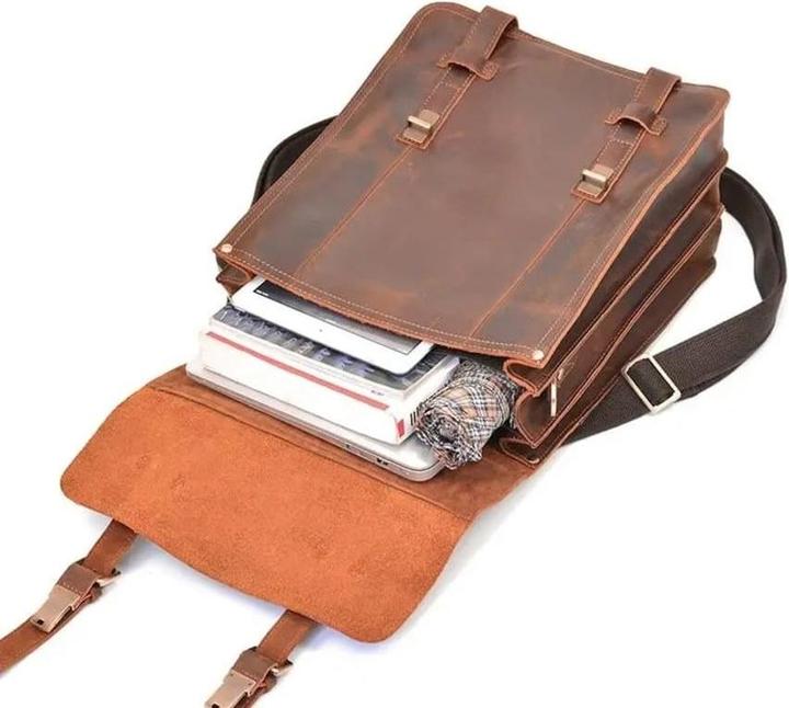 Image du produit Only-Bags.Store Sac à dos en cuir vintage, sac à dos en cuir