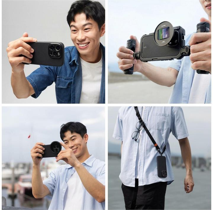 Actual product image SmallRig 4988 FilMov Lightweight Photography Case Kit for iPhone 16 Pro (Cage)