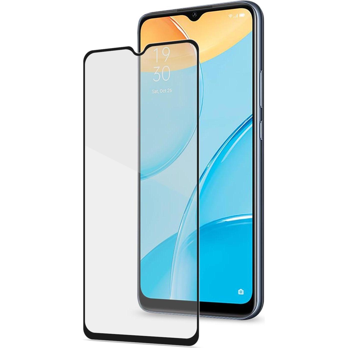 Celly Trasparente Vetro Pieno (1 Pz., Oppo A15), Pellicola Protettiva Smartphone,