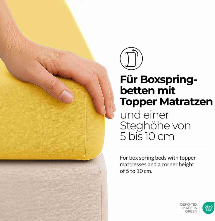 Immagine prodotto Etérea Topper in Jersey Comfort (180 x 200 cm, 200 x 200 cm)