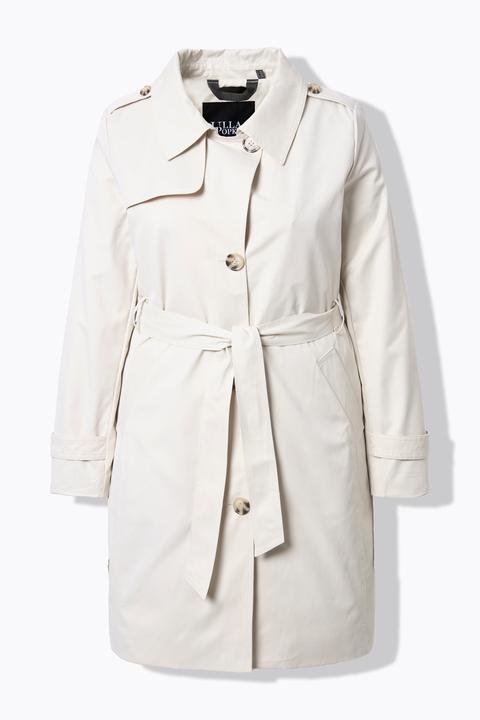Actual product image Ulla Popken Micro Peach Trench Coat
