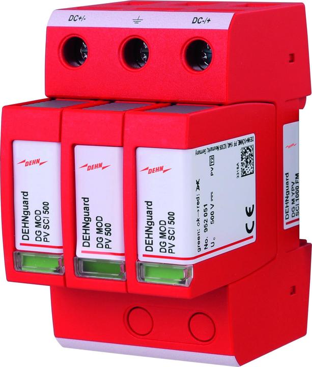 Produktbild Dehn Type 2 DC PV SPD 1000v +rem