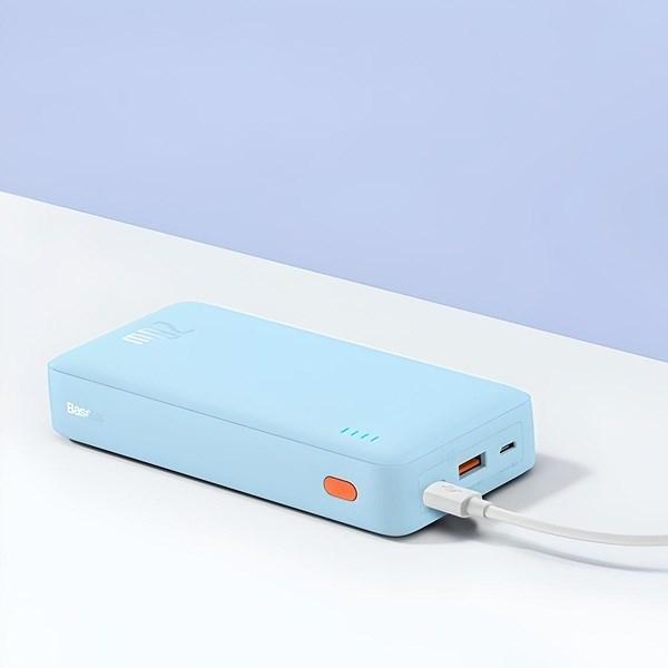 Actual product image Baseus Airpow 20000mAh 20W powerbank (blue) (20000 mAh, 20 W, 74 Wh)