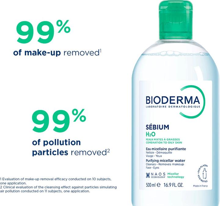 Produktbild Bioderma Sebium H2o (Gesichtswasser, 500 ml)