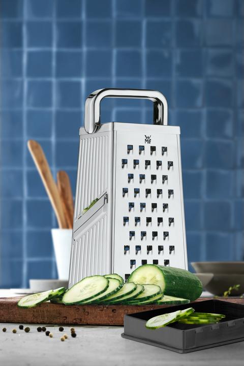 Actual product image WMF Square Grater Stainless Steel Potato Grater Cucumber Slicer 12x9,5x28,5cm Top Tools
