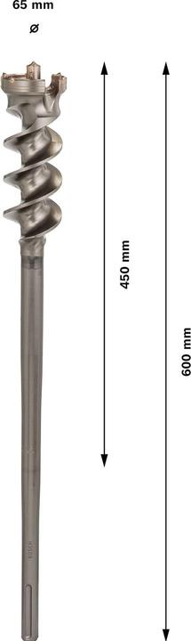Produktbild Bosch Professional Zubehör PRO SDS max-9 Break Through Bohrer, 65 x 450 x 600 mm (65 mm)