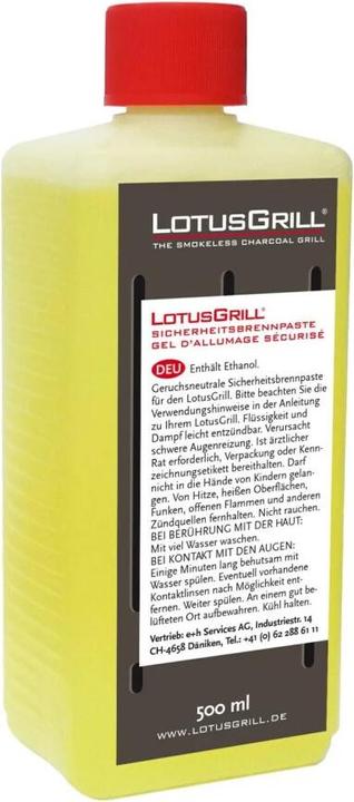 Actual product image LotusGrill Safety fuel paste