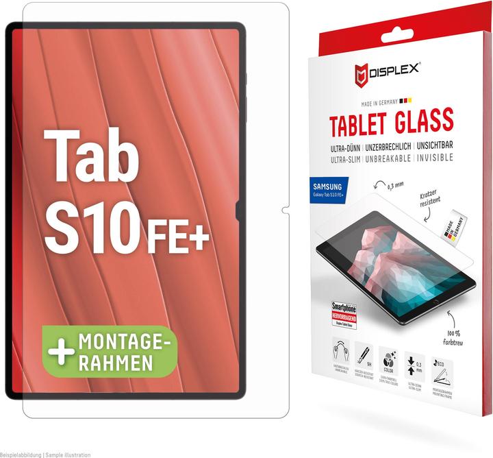 Actual product image Displex Tablet Glass, Tablet Schutzglas (1 Piece, Samsung Galaxy Tab S10 FE+)