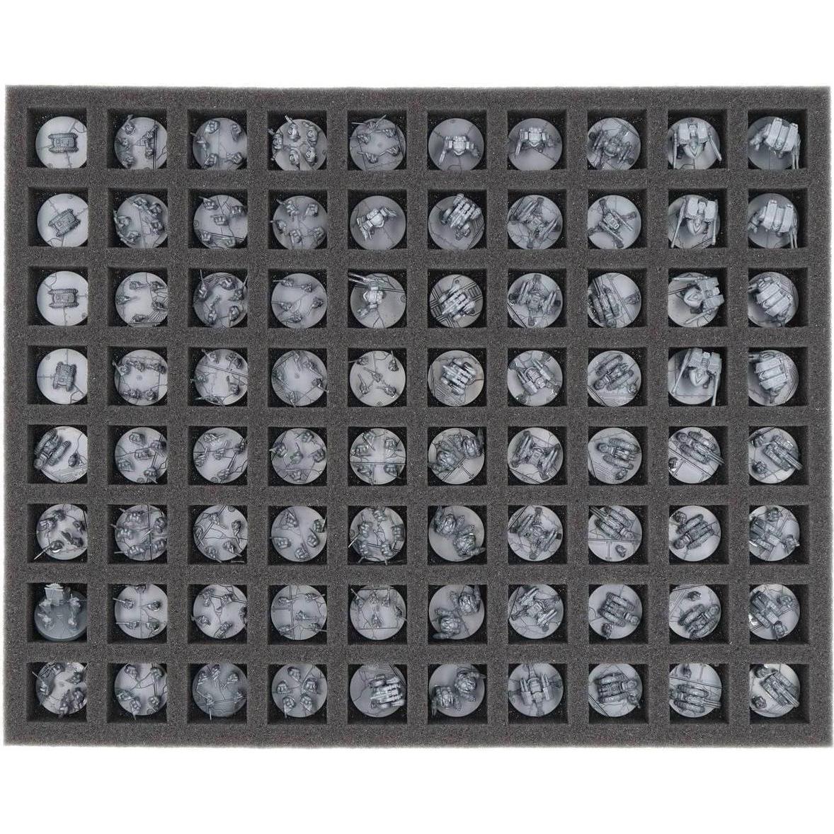 Feldherr FS035A029 intarsio in schiuma per Legions Imperialis - 80 scomparti (Schiuma solida)