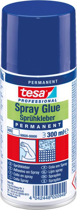 Produktbild tesa Sprühkleber PERMANENT, starker Klebstoff zum Sprühen, 300ml Dose (320 g, 300 ml)
