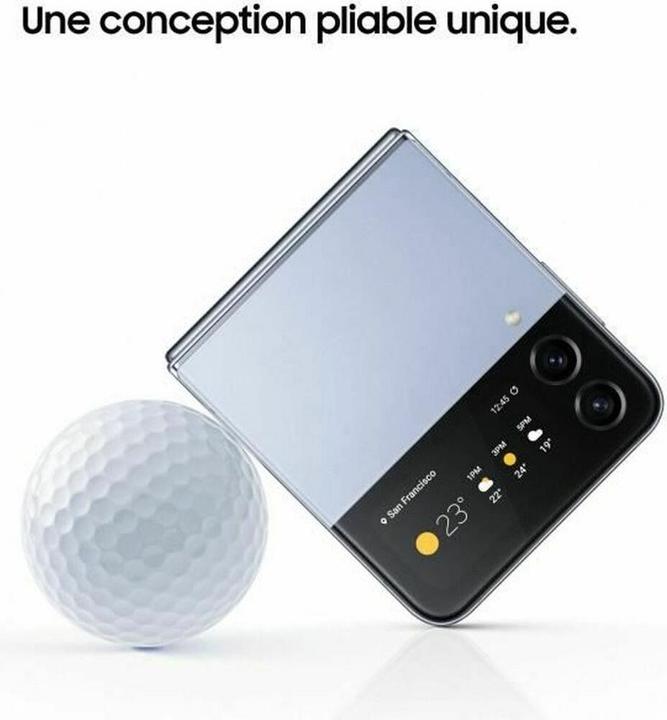 Actual product image Samsung Galaxy Z Flip4 EU (256 GB, Blue, 6.70", SIM + eSIM, 5G)