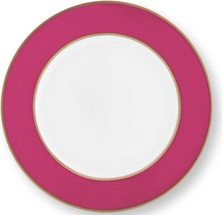 Rosa mit goldenen Details