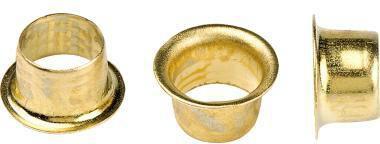 Hang Eyelet 8E/4 1115400 brass-plated 5.5x4mm 10,000pcs. (1 x)