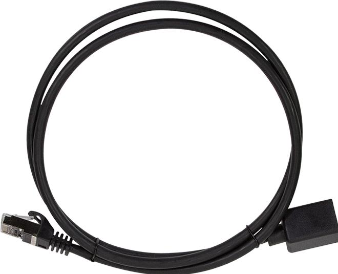 Actual product image LogiLink Patch cable extension Premium, Cat.6A, 3.0 m black, RJ45 plug (S/FTP, CAT6a, 3 m)