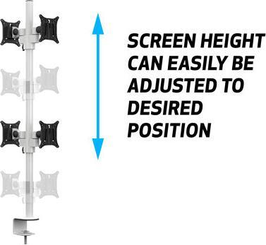 Image du produit Multibrackets Support de table Officeline Quad B2B (Tables, 30", 8 kg)