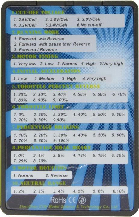 Image du produit Jamara Carte de programmation du régulateur 150A