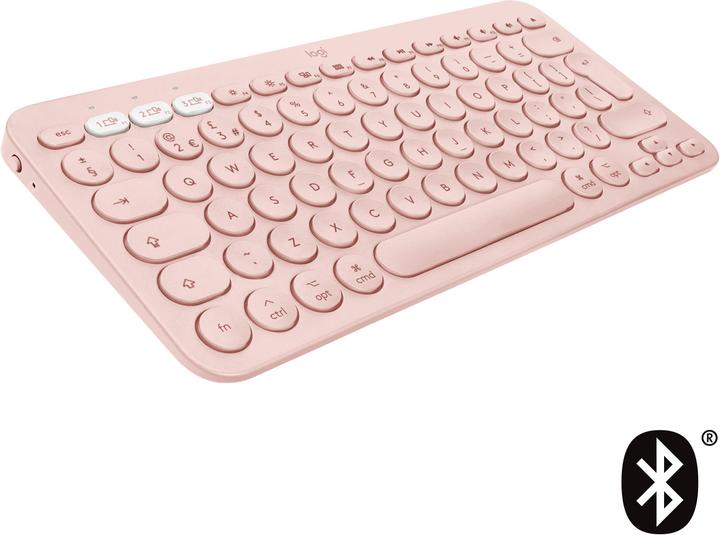 Immagine prodotto Logitech K380 per Mac Tastiera Bluetooth multi-dispositivo - ROSE - CENTRALE (CH) (CH, Senza fili)