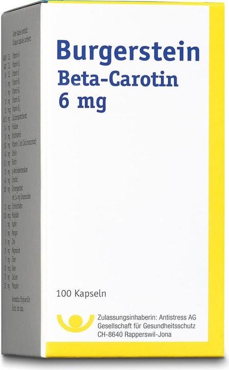 Produktbild Burgerstein Beta Carotin (100 Stück, Kapseln, 37 g)