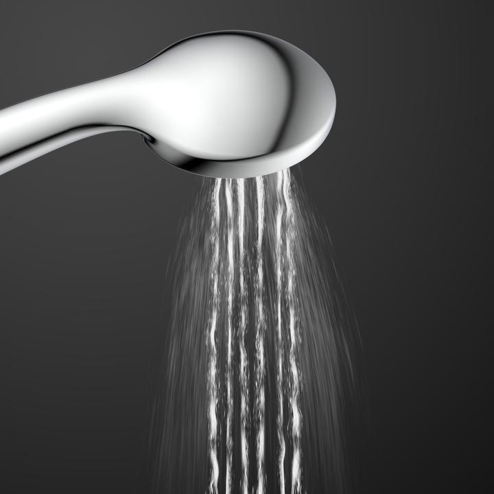 Produktbild Schütte Duschkopf Bad GALAXIS LED Handbrause Chrom Wassersparende Dichtung 60783 (5 Strahlarten, 16 l/min)