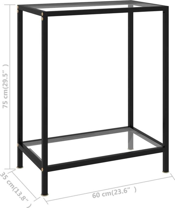 Noir, Transparent