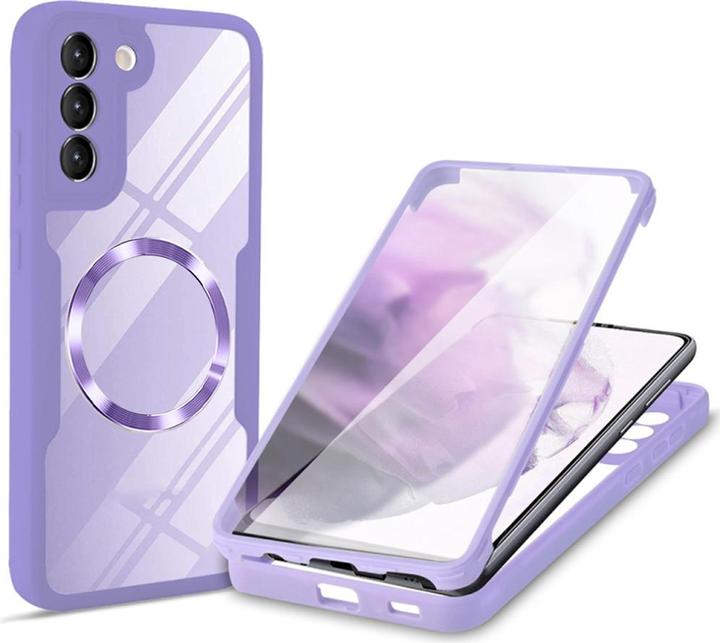 Actual product image Techsuit - ColorVerse 360 MagSafe Series + Screen Protector - Samsung Galaxy S22 5G - Purple (Samsung Galaxy S22 5G)