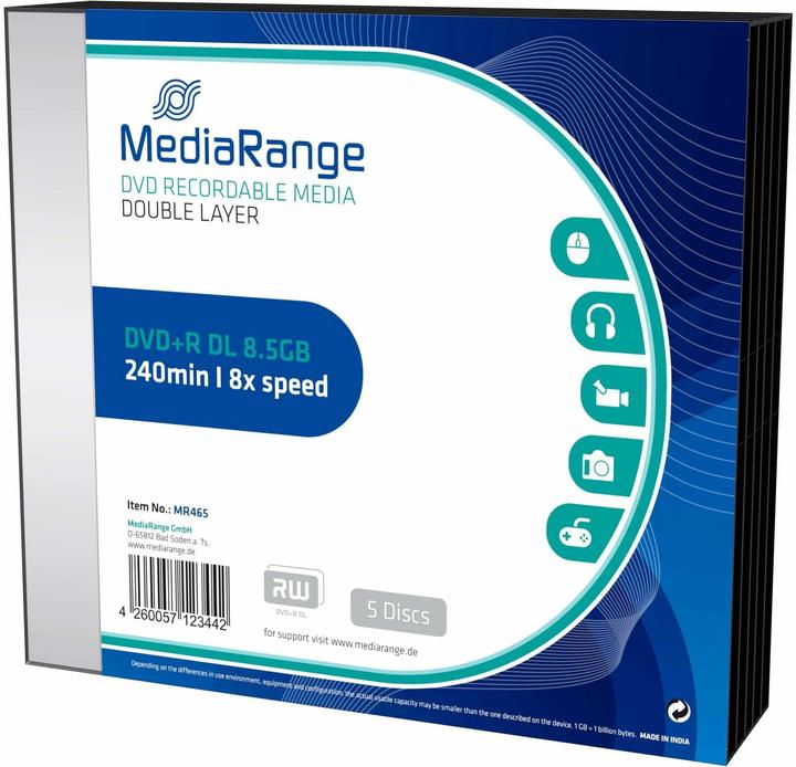 Actual product image MediaRange Dvd+R (1x)